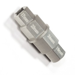 Herramienta de husillo hexagonal 4 en 1 Lextek (17,19,22,24 mm) Talaria Sting