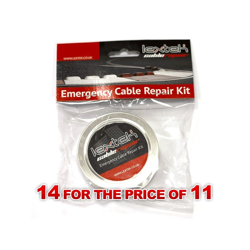 Kit de reparación de cables de emergencia Lextek (14 por el precio de 11) Talaria Sting