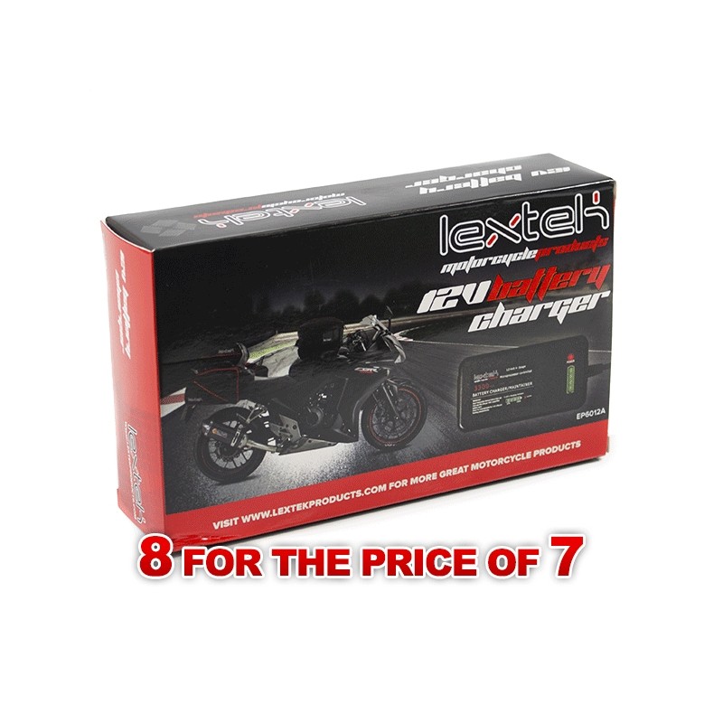 Cargador Lextek 12v Battery Optimiser (8 por el precio de 7) Talaria Sting