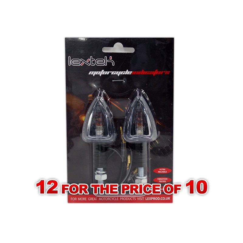 Indicadores de bulbo Lextek (12 por el precio de 10) Talaria Sting