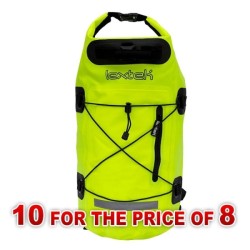 Mochila Drybag impermeable Lextek 30L Amarillo Fluorescente (10 por el precio de 8) Talaria Sting