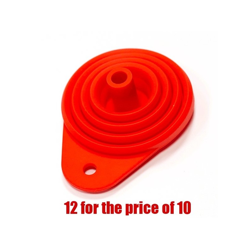 Embudo de silicona plegable Lextek (12 por el precio de 10) Talaria Sting