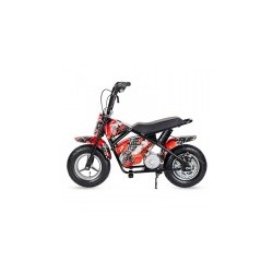 Mini moto eléctrica infantil en varios colores, incluye1 par de ruedines