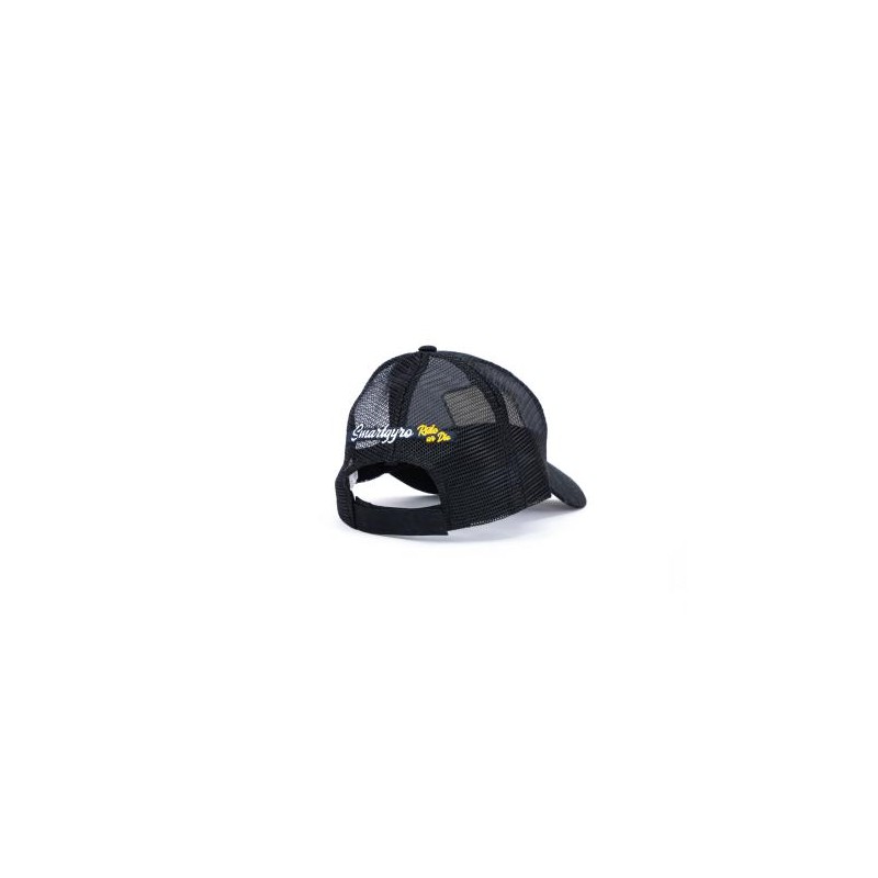 SMARTGYRO BLACK CAP - GORRA NEGRA TIPO TRUCKER