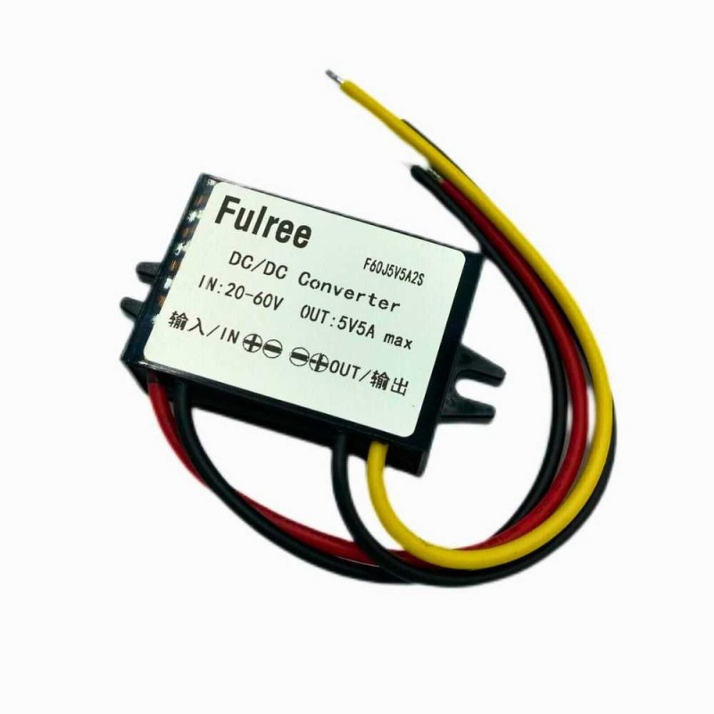 Convertidor de voltaje DC 5V 5A (20-60V)