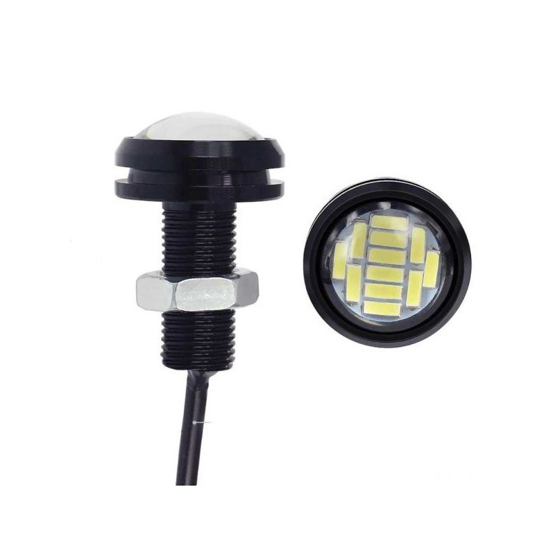Luz Led ojo de Aguila (pack de 2 luces) Blanco.