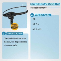 Maneta de freno izquierda timbre K2
