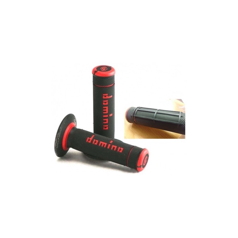 PUÑOS DOMINO NEGRO/ROJO D.22MM L.118MM CERRADO