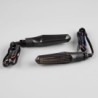 Indicadores LED negros mate secuenciales para motocicleta Lextek con luz de freno Talaria Sting